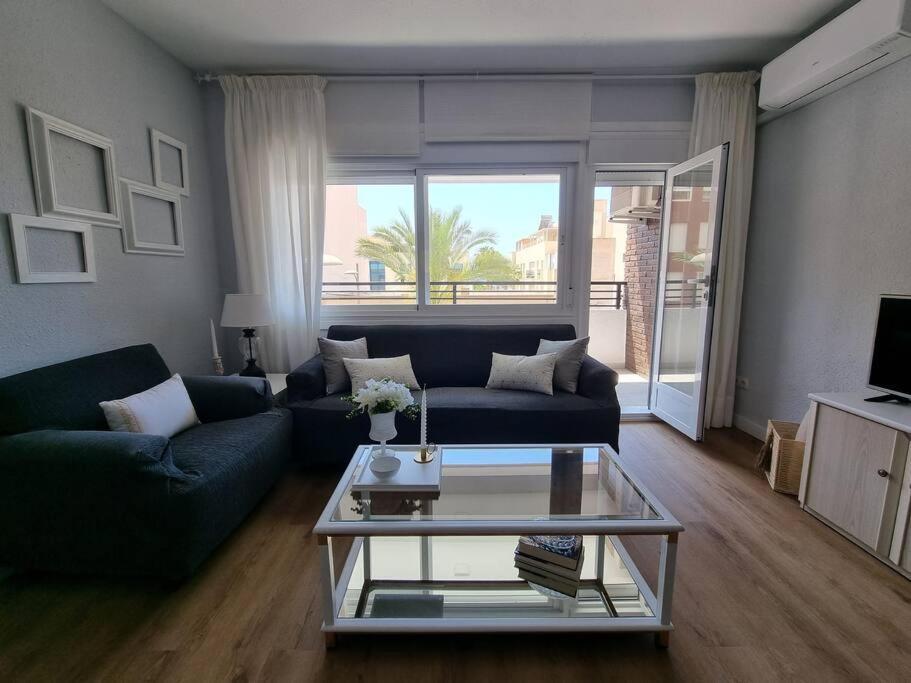 Aguadulce, Apto Santa Monica 2 Hab Con Terraza, Aire, Wifi, A 5 Min De La Playa 아구아둘세 외부 사진